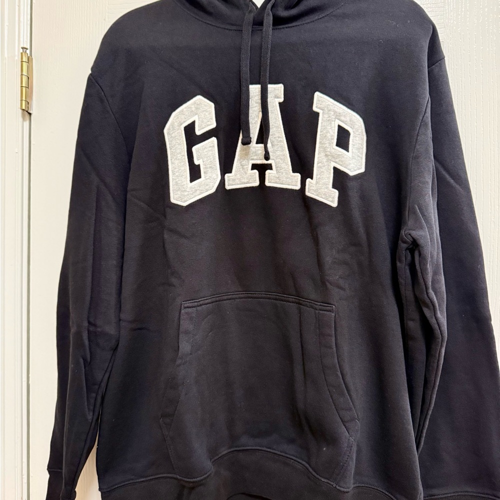GAP Black Hoodie with White Logo - Picture 2 of 3